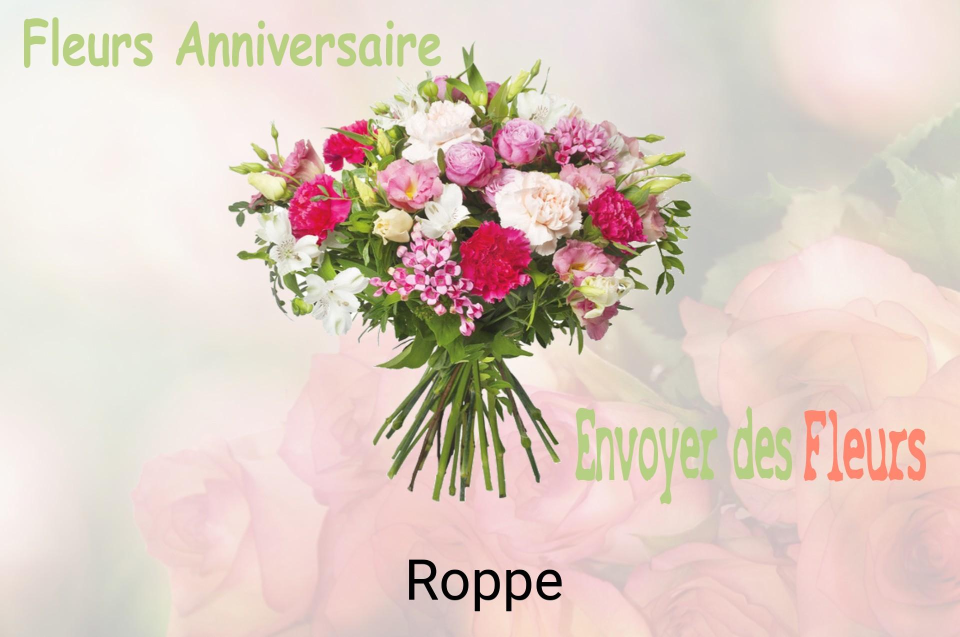 Bouquet de fleurs d’anniversaire livré à Roppe